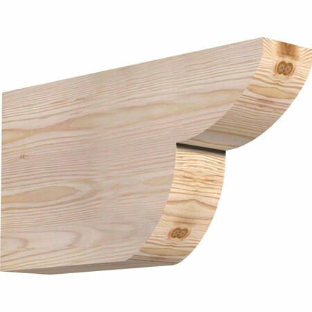 Ekena Millwork Crestline Smooth Rafter Tail, Douglas Fir, 3 1/2"W x 10"H x 18"L RFT04X10X18CRE00SDF